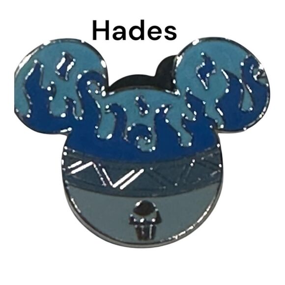 Disney Villains Mystery Collection - Hades Blue Flame Mickey Mouse Pin - Picture 1 of 13